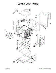 02 - Lower Oven Parts parts for Jenn-Air Oven JJW3830WB01 / from AppliancePartsPros.com