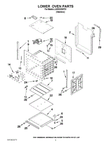 02 - Lower Oven Parts parts for Jenn-Air Oven JJW3830WP01 / from AppliancePartsPros.com