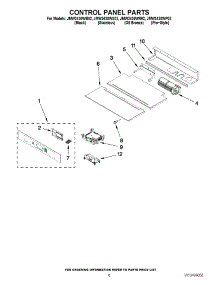 04 - Control Panel Parts parts for Jenn-Air Oven JMW3430WR02 / from AppliancePartsPros.com