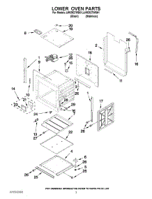 02 - Lower Oven Parts parts for Jenn-Air Oven JJW2827WB01 / from AppliancePartsPros.com