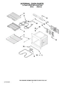 05 - Internal Oven Parts parts for Jenn-Air Oven JJW2827WB01 / from AppliancePartsPros.com