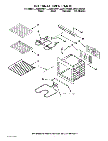 03 - Internal Oven Parts parts for Jenn-Air Oven JJW2430WR01 / from AppliancePartsPros.com