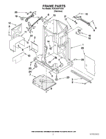 02 - Frame Parts parts for Kitchenaid Compactor KUCS03FTSS3 / from AppliancePartsPros.com