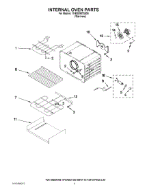 06 - Internal Oven Parts parts for Kitchenaid Range YKESS907SS05 / from AppliancePartsPros.com