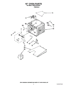 04 - 18`` Oven Parts parts for Kitchenaid Range KDRU783VSS03 / from AppliancePartsPros.com