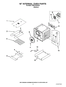 10 - 18`` Internal Oven Parts parts for Kitchenaid Range KDRU783VSS03 / from AppliancePartsPros.com