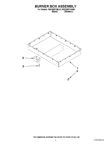03 - Burner Box Assembly parts for Kitchenaid Cooktop KECD807XSS01 / from AppliancePartsPros.com