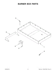 03 - Burner Box Parts parts for Kitchenaid Cooktop KECD867XSS01 / from AppliancePartsPros.com