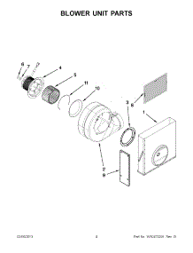 02 - Blower Unit Parts parts for Kitchenaid Cooktop KECD867XBL01 / from AppliancePartsPros.com