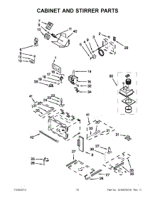 05 - Cabinet And Stirrer Parts parts for Kitchenaid Oven KEMS379BBL00 / from AppliancePartsPros.com