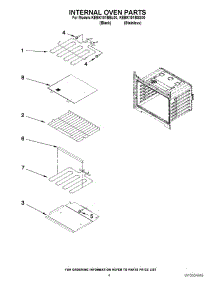 03 - Internal Oven Parts parts for Kitchenaid Oven KEBK101BSS00 / from AppliancePartsPros.com