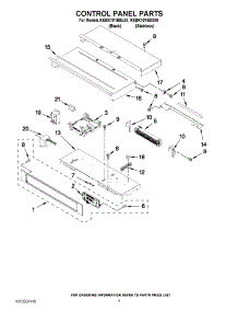 04 - Control Panel Parts parts for Kitchenaid Oven KEBK101BSS00 / from AppliancePartsPros.com