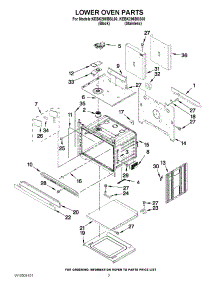 02 - Lower Oven Parts parts for Kitchenaid Oven KEBK206BBL00 / from AppliancePartsPros.com