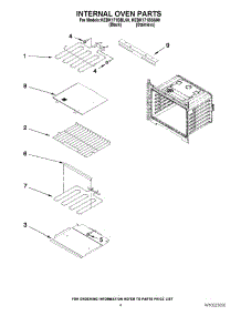 03 - Internal Oven Parts parts for Kitchenaid Oven KEBK171BBL00 / from AppliancePartsPros.com