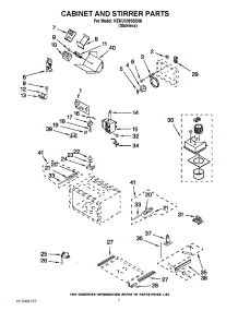 06 - Cabinet And Stirrer Parts parts for Kitchenaid Oven KEHU309SSS06 / from AppliancePartsPros.com