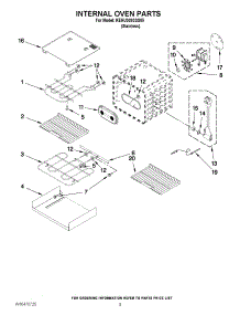04 - Internal Oven Parts parts for Kitchenaid Oven KEHU309SSS05 / from AppliancePartsPros.com