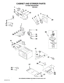 06 - Cabinet And Stirrer Parts parts for Kitchenaid Oven KEHU309SSS05 / from AppliancePartsPros.com