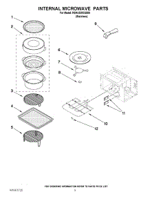 07 - Internal Microwave Parts parts for Kitchenaid Oven KEHU309SSS05 / from AppliancePartsPros.com