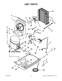 05 - Unit Parts parts for Kitchenaid Ice Maker KUIP15PRXX2 / from AppliancePartsPros.com