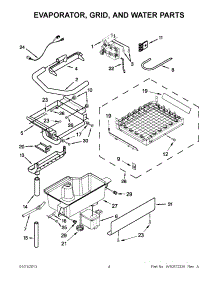 02 - Evaporator, Grid, And Water Parts parts for Kitchenaid Ice Maker KUIC18NNXS2 / from AppliancePartsPros.com