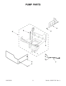 03 - Pump Parts parts for Kitchenaid Ice Maker KUIC15PLXS3 / from AppliancePartsPros.com