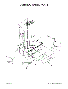 04 - Control Panel Parts parts for Kitchenaid Ice Maker KUIC15NRXS2 / from AppliancePartsPros.com