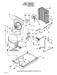05 - Unit Parts parts for Kitchenaid Ice Maker KUIC18NNXS1 / from AppliancePartsPros.com