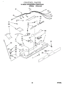 12 - Control, Lit / Optional parts for Kitchenaid Refrigerator KSRS25FBWH00 / from AppliancePartsPros.com