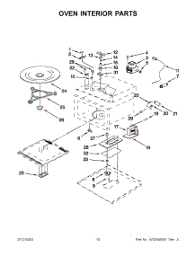 05 - Oven Interior Parts parts for Kitchenaid Microwave KBMS1454BWH0 / from AppliancePartsPros.com