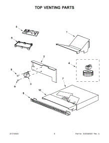 04 - Top Venting Parts parts for Kitchenaid Microwave KBMS1454BBL0 / from AppliancePartsPros.com