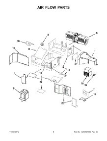 04 - Air Flow Parts parts for Kitchenaid Microwave KHMS2040BSS0 / from AppliancePartsPros.com