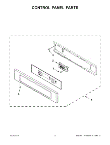 02 - Control Panel Parts parts for Kitchenaid Microwave KBHS109BSS00 / from AppliancePartsPros.com