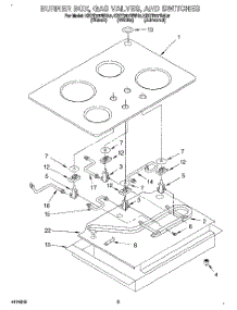 03 - Burner Box, Gas Valves, And Switches parts for Kitchenaid Range KDDT207BAL8 / from AppliancePartsPros.com