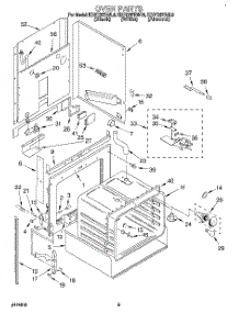 07 - Oven, Literature parts for Kitchenaid Range KDDT207BAL8 / from AppliancePartsPros.com