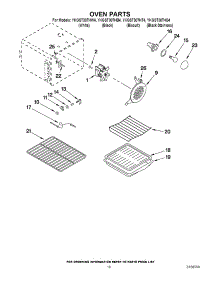 07 - Oven Parts parts for Kitchenaid Range YKGST307HW4 / from AppliancePartsPros.com