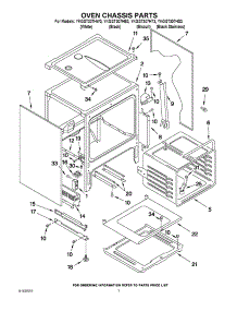 05 - Oven Chassis Parts parts for Kitchenaid Range YKGST307HS3 / from AppliancePartsPros.com