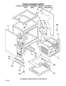 05 - Oven Chassis Parts parts for Kitchenaid Range YKGST307HT4 / from AppliancePartsPros.com