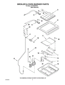 06 - Broiler & Oven Burner Parts parts for Kitchenaid Range YKGST307HS1 / from AppliancePartsPros.com