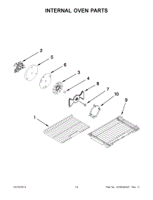 07 - Internal Oven Parts parts for Kitchenaid Range KGRS505XSS04 / from AppliancePartsPros.com