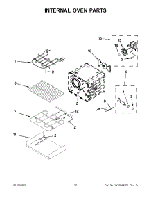 06 - Internal Oven Parts parts for Kitchenaid Oven YKERS807SP04 / from AppliancePartsPros.com
