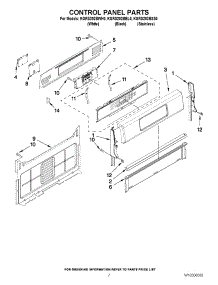 02 - Control Panel Parts parts for Kitchenaid Range KGRS202BSS0 / from AppliancePartsPros.com