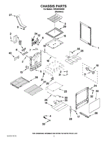 04 - Chassis Parts parts for Kitchenaid Range KIRS608BSS0 / from AppliancePartsPros.com