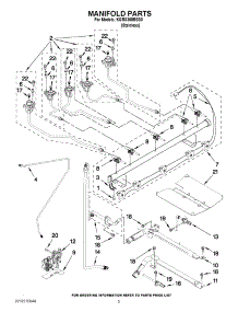 04 - Manifold Parts parts for Kitchenaid Range KGRS308BSS0 / from AppliancePartsPros.com