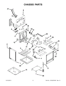 03 - Chassis Parts parts for Kitchenaid Range KERS202BBL0 / from AppliancePartsPros.com