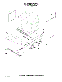 03 - Chassis Parts parts for Kitchenaid Range KDRU767VSS04 / from AppliancePartsPros.com