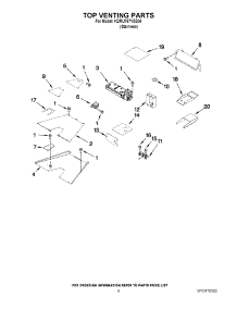 04 - Top Venting Parts parts for Kitchenaid Range KDRU767VSS04 / from AppliancePartsPros.com