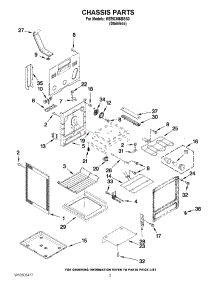 03 - Chassis Parts parts for Kitchenaid Range KERS306BSS0 / from AppliancePartsPros.com