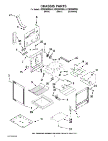 03 - Chassis Parts parts for Kitchenaid Range KERS303BSS0 / from AppliancePartsPros.com