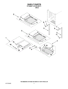 02 - Shelf Parts parts for Kitchenaid Wine Cooler KUWO24LSBX14 / from AppliancePartsPros.com