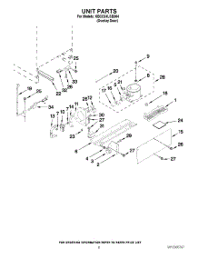 04 - Unit Parts parts for Kitchenaid Ingredient Center KBCO24LSBX04 / from AppliancePartsPros.com